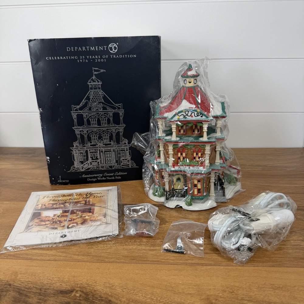 Department‎ 56 Design Works North Pole Anniversary Edition 56733 New- Open Box